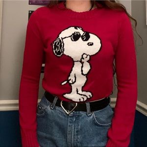 Snoopy Graphic Sweater